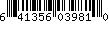 UPC Barcode: 641356039810