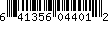 UPC Barcode: 641356044012