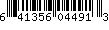 UPC Barcode: 641356044913