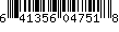 UPC Barcode: 641356047518