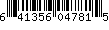UPC Barcode: 641356047815