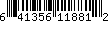 UPC Barcode: 641356118812
