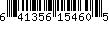 UPC Barcode: 641356154605