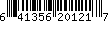 UPC Barcode: 641356201217