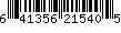 UPC Barcode: 641356215405