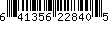 UPC Barcode: 641356228405